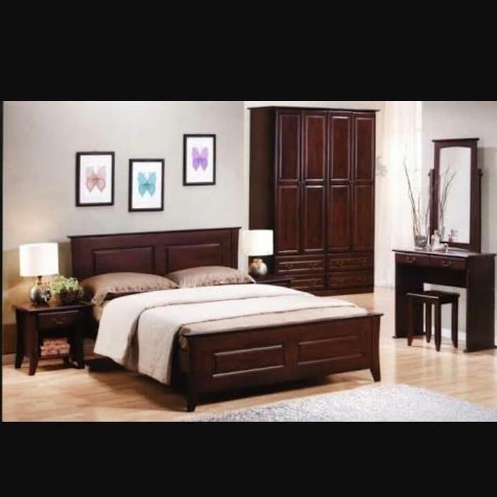 kamar set minimalis tempat tidur set jati minimalis mebel jepara
