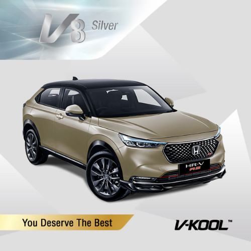 Kaca Film V-KOOL V8 Black Series HONDA HRV 2022 Depan VRX60