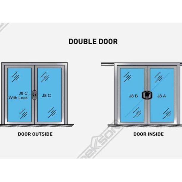 Paket Kunci Sliding Kunci Dekkson Dekson Aluminium J8 For Lock Sliding Door Aluminium Pintu Double