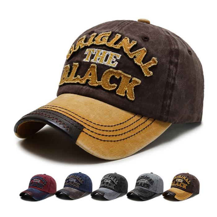 Yarra Topi Baseball Jeans Polos Snapback Hat Black Topi Pria Pengait Ring Besi Polos Hitam Htt