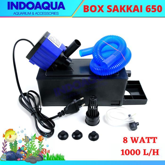 Sale- Filter Aquarium Mini Mesin Pompa Filter Air Aquarium Aquascape Bonus Kapas