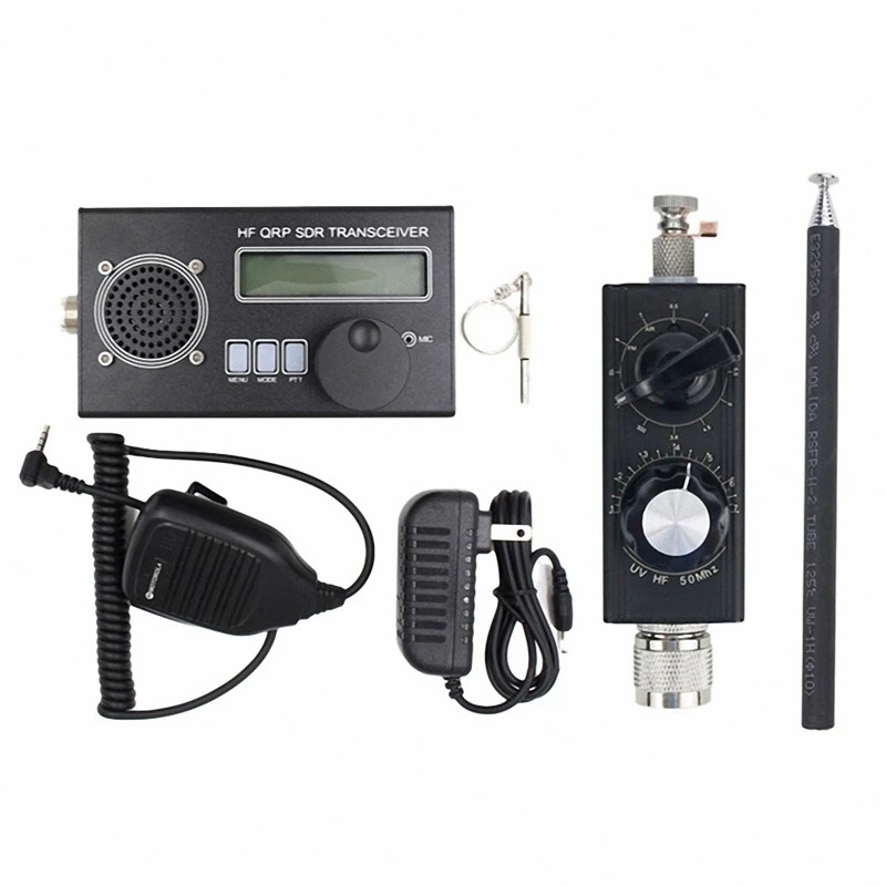 USDX QRP Shortwave Radio Transceiver 8 Band SSB/CW QRP Transceiver + Mini-ANT 20W QRP Full Band HF