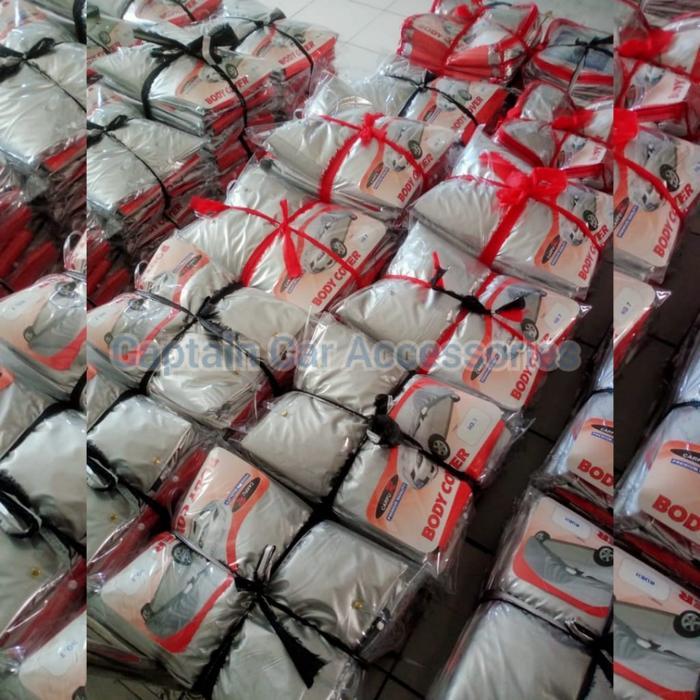 Body Cover Sarung Mobil Sedan No. 6 Hyundai Accent Aksesoris Mobil Eksterior Silver Coating