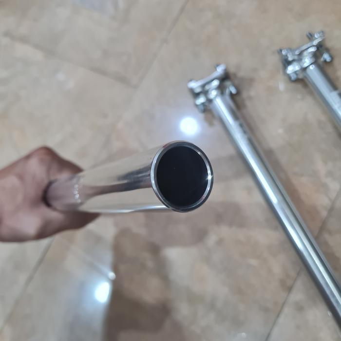 Seatpost Chrome Gt Half5+ 25.4 27.2 28.6 Tiang Sadel Toopre Wake Ztto United Lunje
