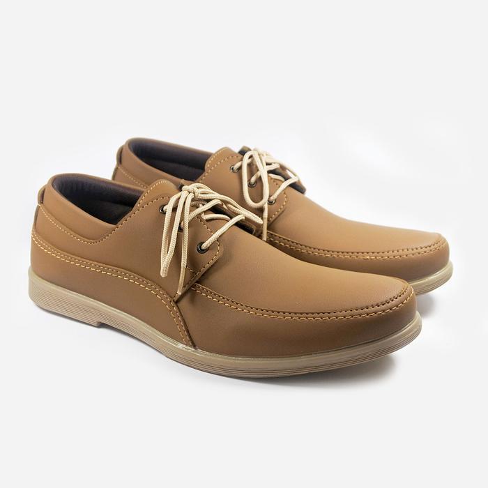 TERBARU Mascotte SAMSON Sepatu Formal Pria 913.100 [ Tan ] Shoes Kerja Pantofel