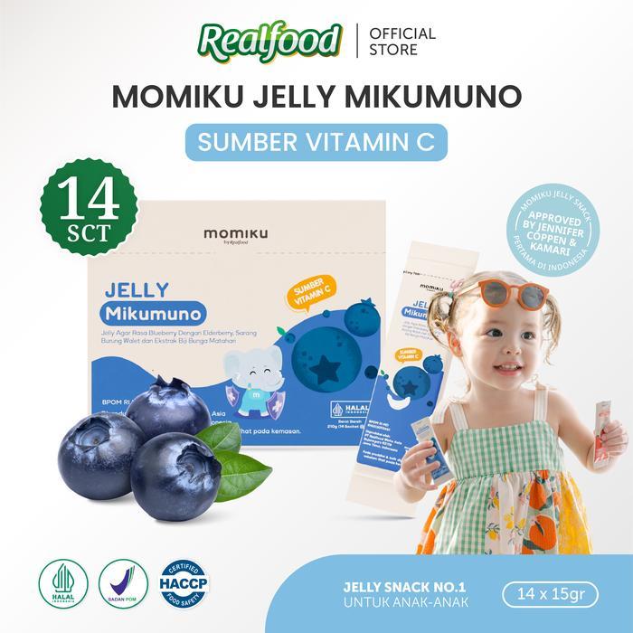 Realfood Momiku Jelly Mikumuno Jelly dengan Sarang Burung Walet Vitamin Jelly Peningkat Imun Anak