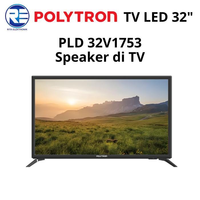 PROMO TV LED Digital 32 INCHI POLYTRON PLD 32v1853- MURAH - TV saja