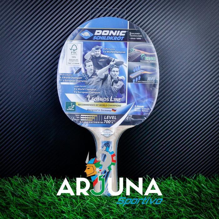Donic Pingpong Ball Racket Bat Schildkrot Legend 700 Raket Ping Pong / Bat Tenis Meja Original