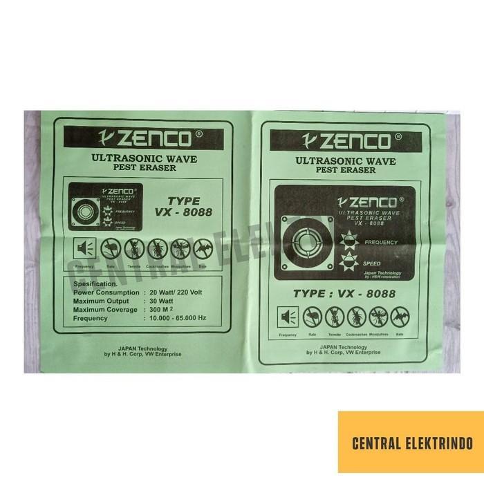 ALAT PENGUSIR TIKUS ULTRASONIC ZENCO VX8088