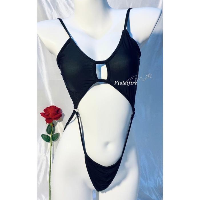 Sexy Lingerie Wanita Body Hollow Tali backless suits jumpsuit Hot A585 Tidur