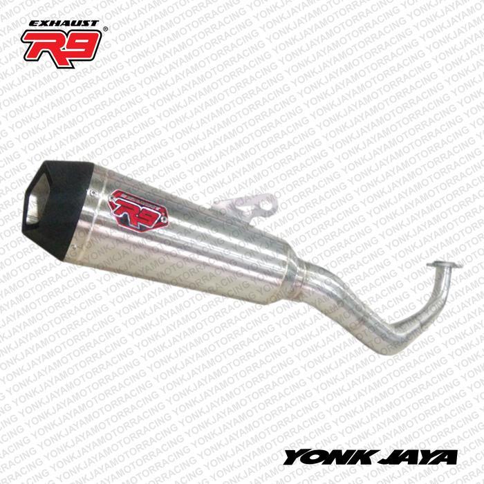 KNALPOT VESPA SPRINT ALPHA SERIES STAINLESS R9