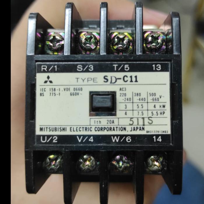 Contactor Kontaktor Dc Mitsubishi Sd-C11 220V 110V 24V Harga Spesial