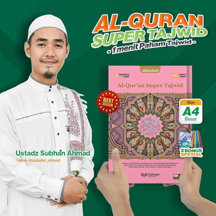 Safwan X Ustadz Subhan - Al Quran Besar Super Tajwid Dengan Kode Tajwid Warna Mushaf Al-Quran Safwan