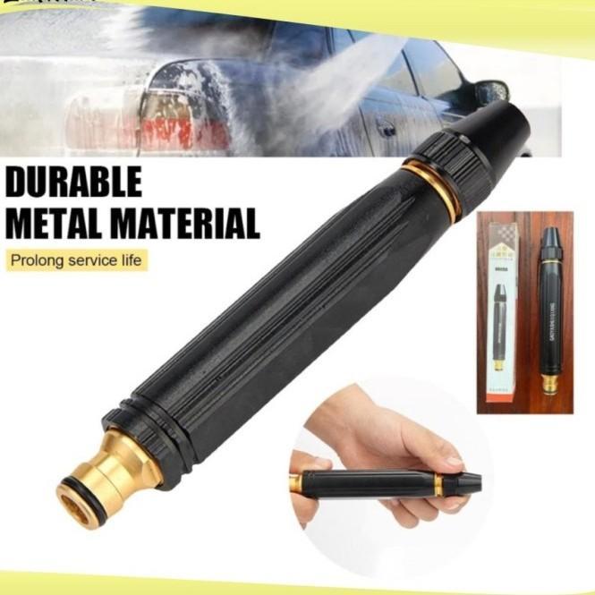 Spray Sambungan Selang Air Taman Semprotan Air Cuci Mobil Nozzle Hitam