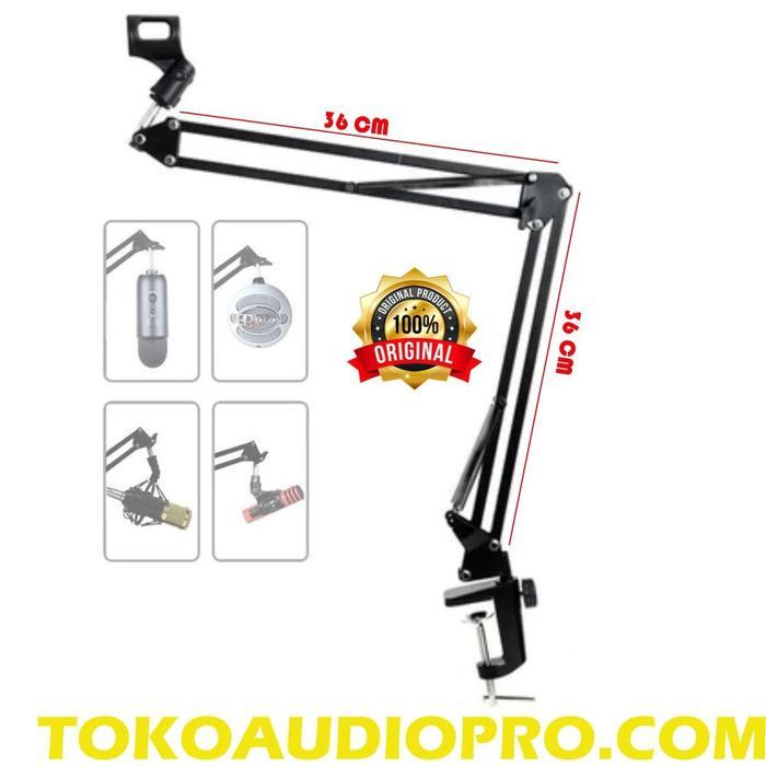 Stand Mic Studio / Stand Mic Jepit /Arm Stand