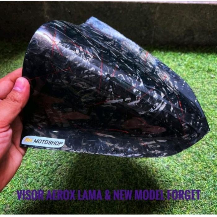 VISOR WINDHSHIELD AEROX OLD LAMA & NEW BARU CARBON FORGED TERBAIK