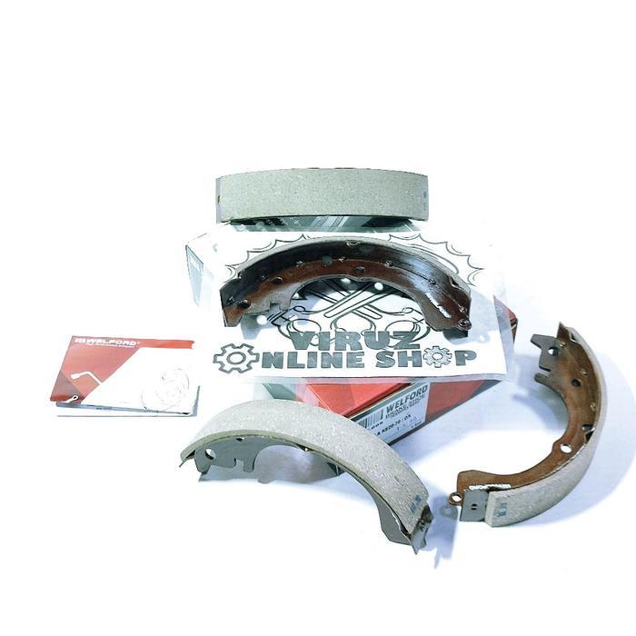 KAMPAS REM BRAKE SHOE BELAKANG TOYOTA COROLLA DX KE20 - KE70 PART 04495-12060 1SET