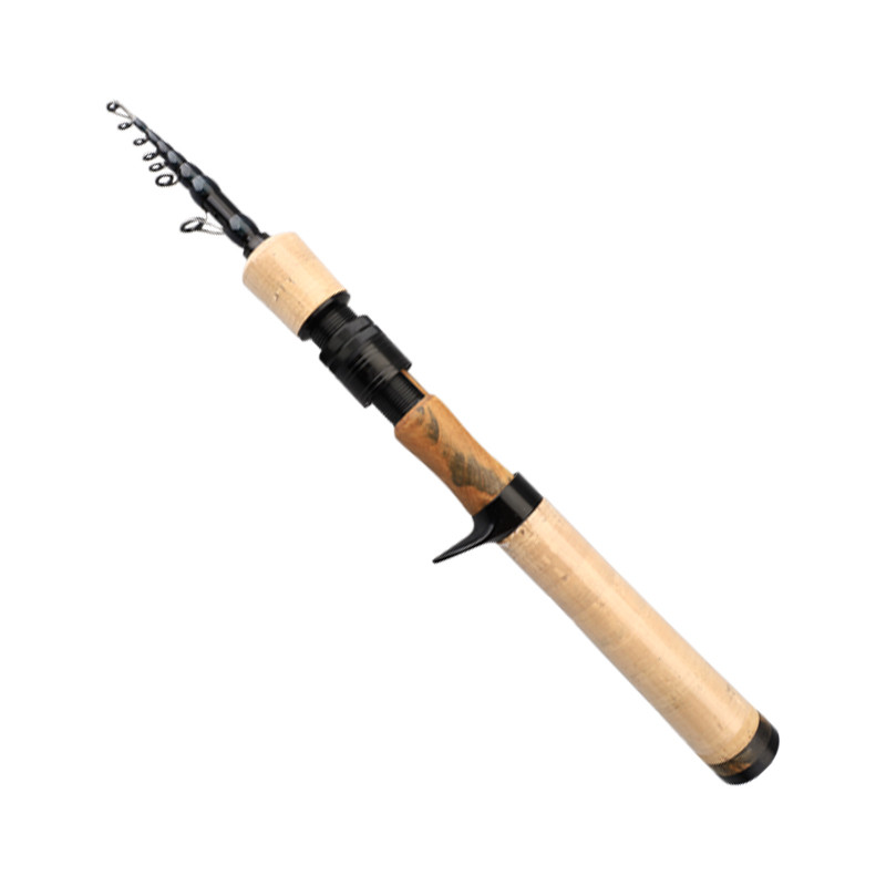 PURELURE 1.53m 1.78m UL L Carry Telescopic Lure Rod Travel Rod Trout Perch Spinning Casting Rod