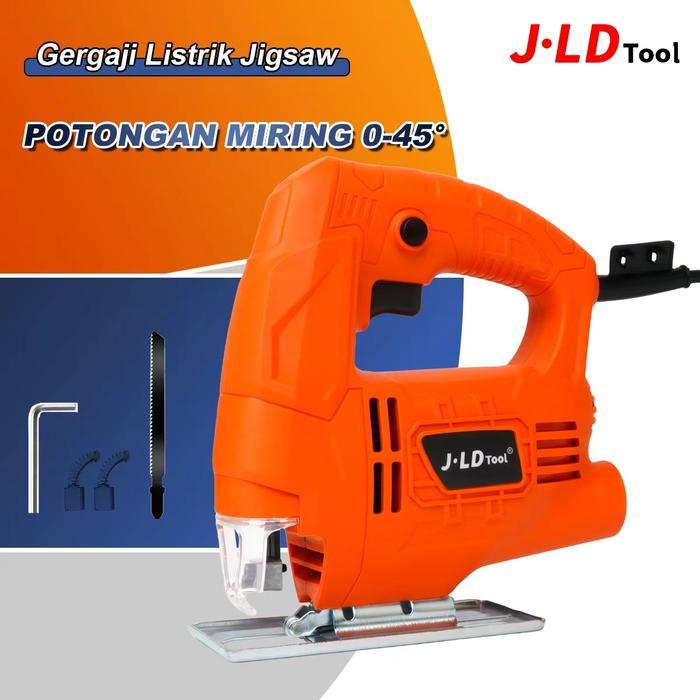 Krisbow - Gergaji Listrik Jigsaw Mesin Kayu Industri Logam Dengan Kurva Daya Tinggi 0-45 Untuk Pvc