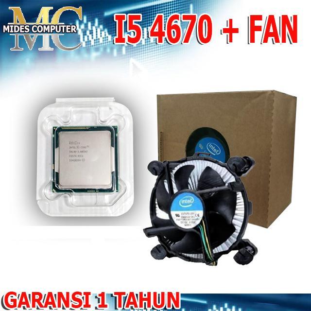 PROCESSOR INTEL CORE I5 4670 / I5 4690 + HEATSINK INTEL ORI RESTOCK