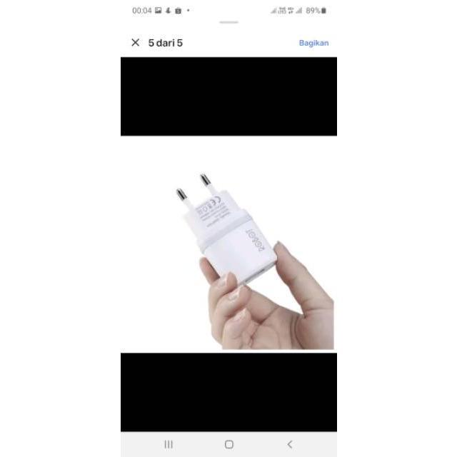 Promooooo Robot K7 Adaptor Charger Ces Cas Robot Rt-K7 Quick Charge Output 5V 1A Fileproof White
