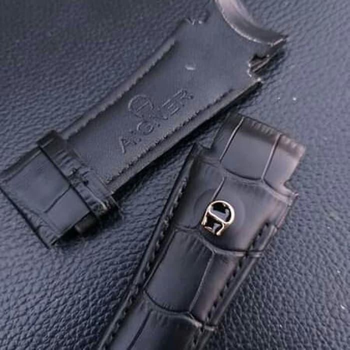 Tali jam tangan Aigner palermo Pria Leather strap Tali jam Aigner