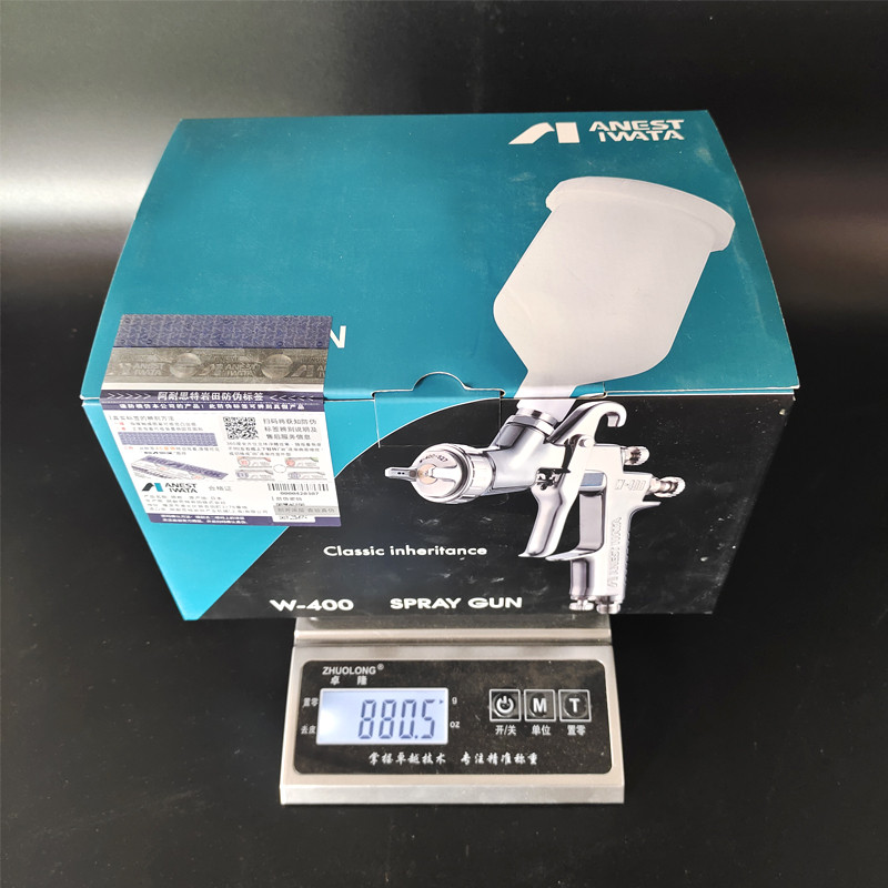 Original Authentic Japanese ANEST IWATA Spray Gun W400 Upper Tank Pot S27 Paint Spray Gun 1.4 MM
