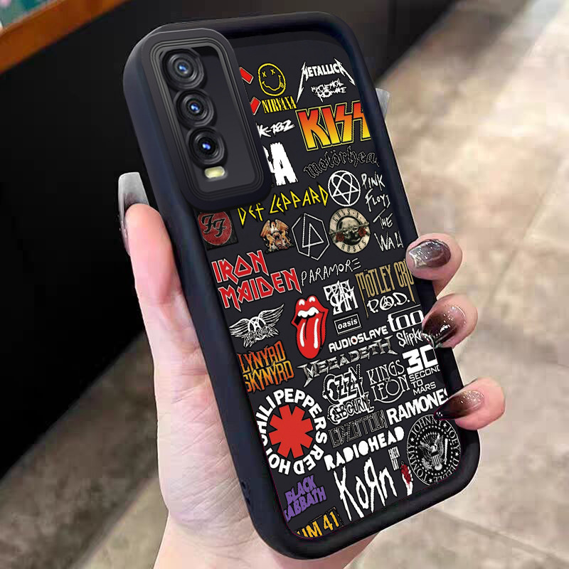 Casing Hp untuk VIVO Y20 Y20s Y20i Y20t Y20G Y12s Y12a Y11s Y30G Y33t Y33s Case Racing Sticker Band 