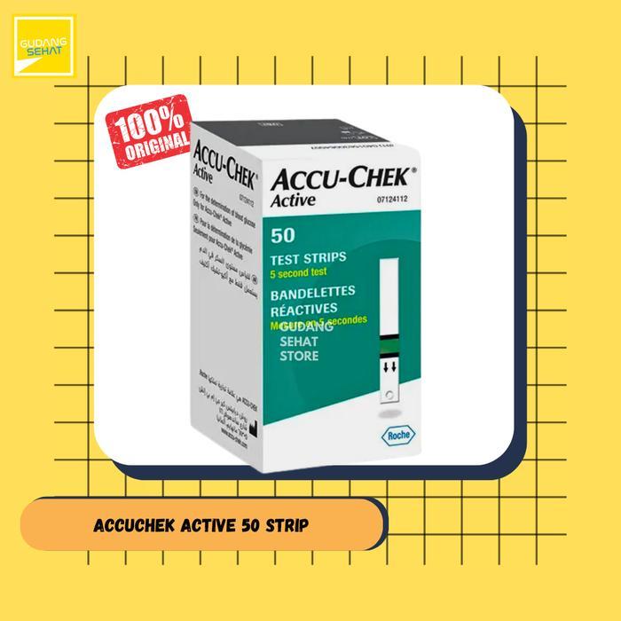 Strip Accucheck Active / Accu Chek Active / Accu-Chek Active #Gratisongkir
