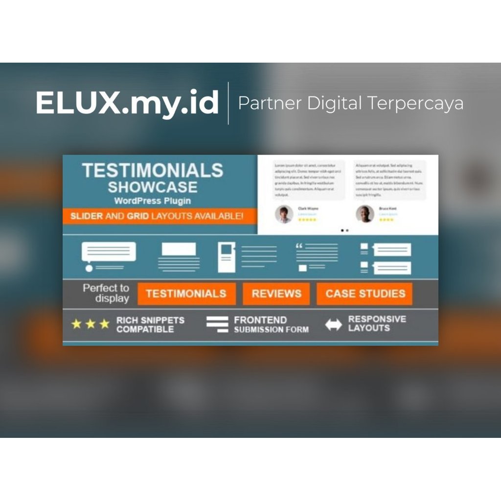 Testimonials Showcase Wordpress Plugin Original Unlimited Domain Lifetime