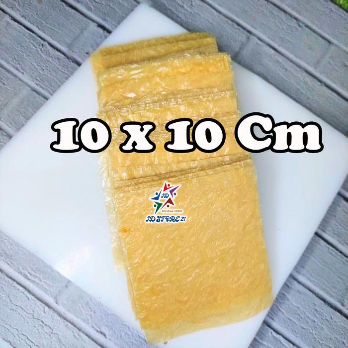 "New" Kulit Tahu KOTAK untuk Dimsum Lumpia Ekado kekian hekeng HALAL