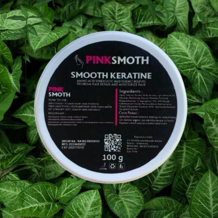 Travel Size - Pinksmoth Keratin Pelurus Rambut Tanpa Catok Haircare Meluruskan Melembutkan