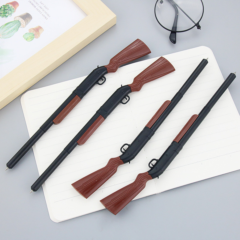 5pcs Unique Design Smooth Writing Gun Pen, Pen Gun, Writing Instrument,Office Supplies, Stylish Pen,