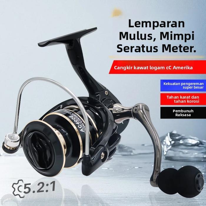LUCKY MAN Reel Pancing Reel Pancing Max Drag 30kg Reel Pancing Alat Pancing