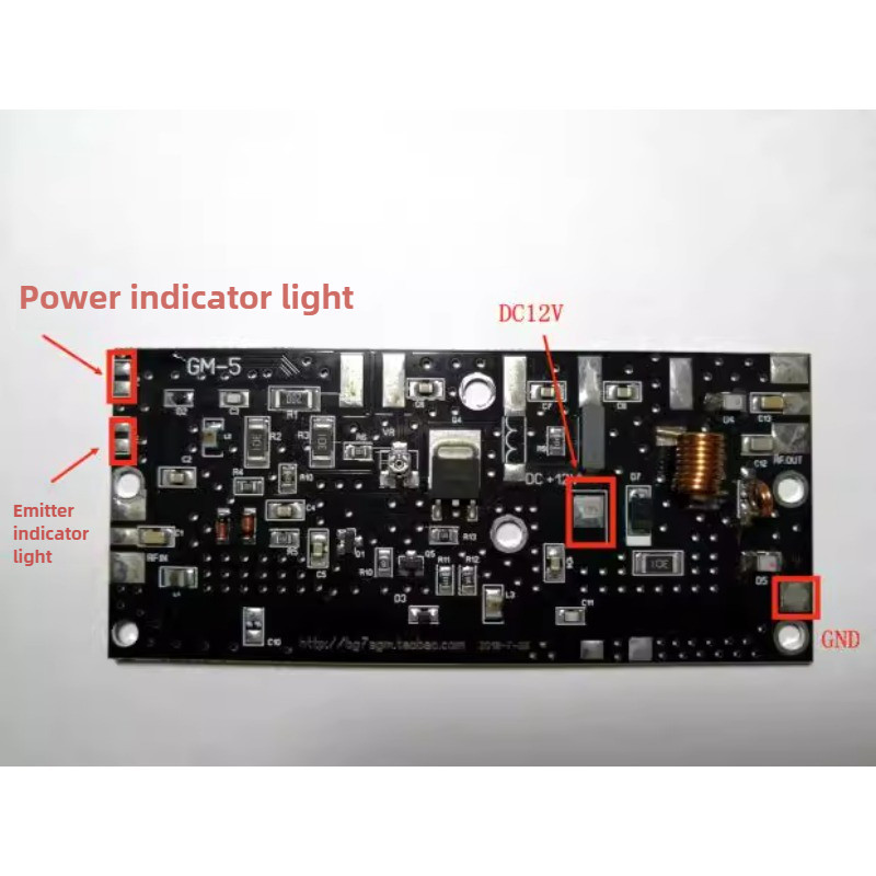 RF AMPLIFIER BOARD KIT RF WALKIE TALKIE POWER DIGITAL HANDHELD TABLE HIGH-POWER AMPLIFIER RADIO