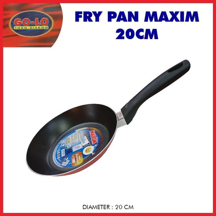 Fry pan maxim 20cm/teflon maxim/wajan dengan gagang