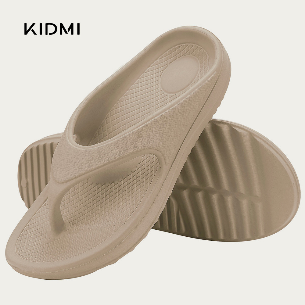 Kidmi Women's Orthopedic Sandals Fashion Beach Flip Flop Summer Outdoor Soft Sandals With Arch