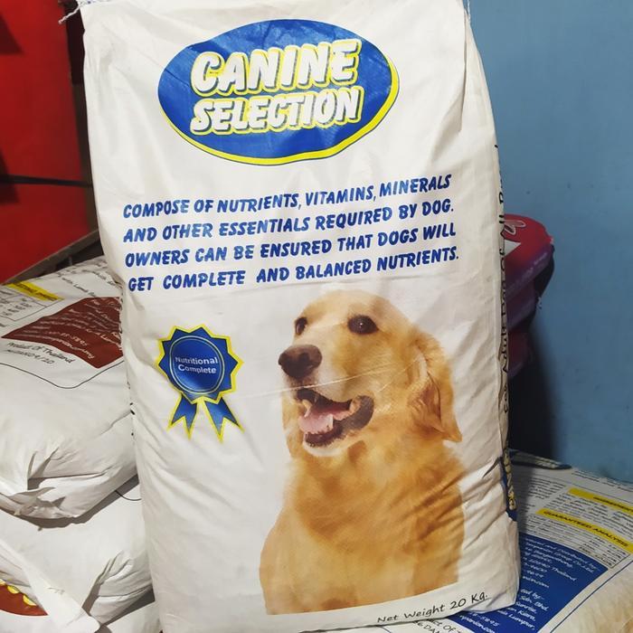 dogfood canine selection chicken 20kg Expedisi