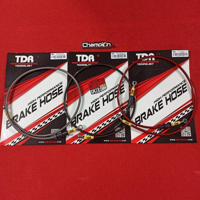 SELANG REM DEPAN TDR RACING 110CM 110 CM NMAX OLD 2015-2019 NON ABS BARU