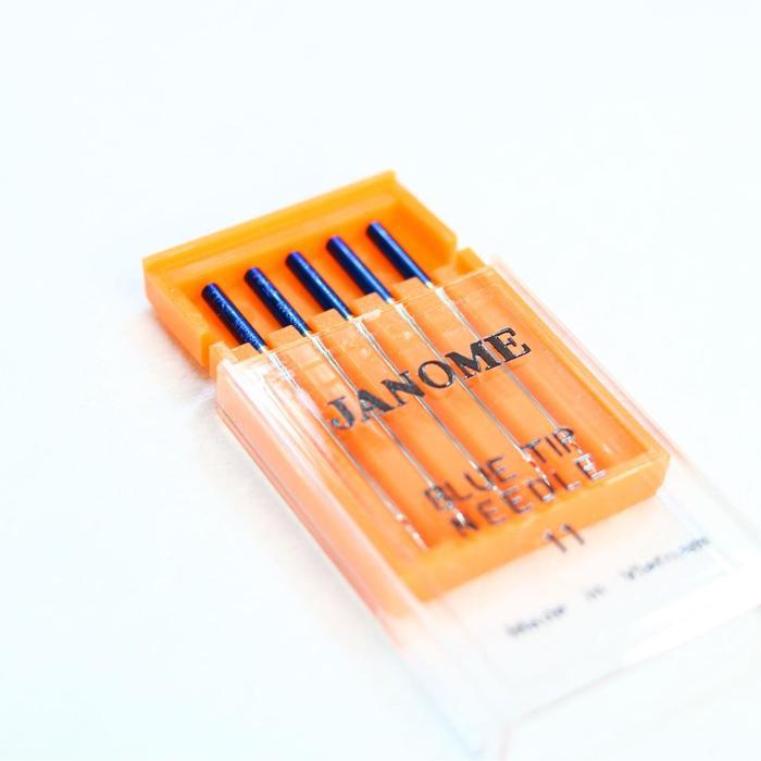 Jarum Jahit Kaos Anti Loncat Janome Blue Tip (Mesin Jahit Multifungsi) Diskon Sale