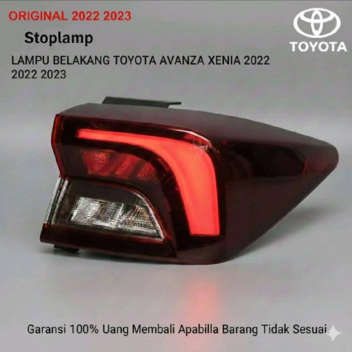 Stoplamp avanza xenia 2022 2023 no led type e x stoplamp lampu belakang avanza xenia 2022 2023