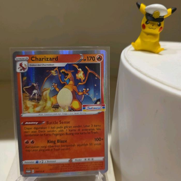 Charizard Indomaret promo 047/S-P kartu pokemon tcg indo