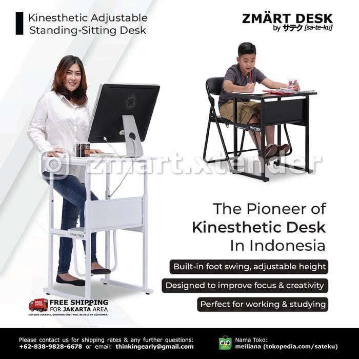 ZMART DESK (Adjustable Kinesthetic Sit-Stand Desk) - 607x464 mm