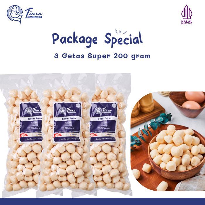 Terlaris Getas Super Ikan Tenggiri Asli Belinyu Bangka - Package Special Getas Super Tiara