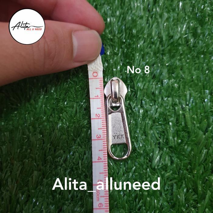 Kepala Sleting/ Kepala Resleting YKK Coil no 8