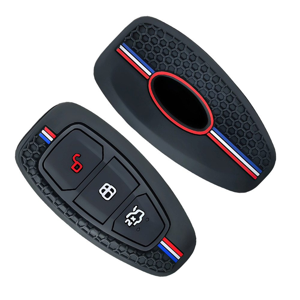Fashion Car Key Pack for Ford ST Line Fiesta Focus Mondeo Ecosport Kuga Puma Edge Escape Metallic