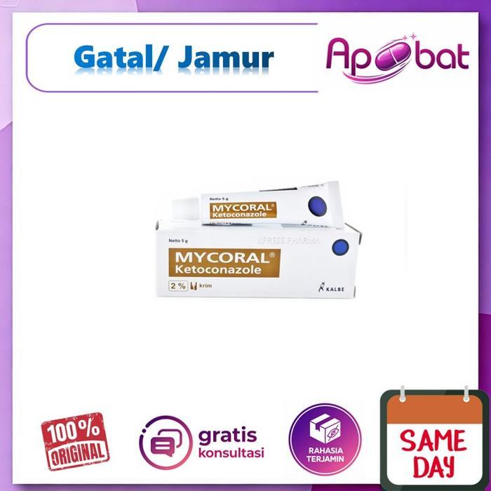 New XPRESS Mycoral Cream 5 gram 2% Obat Salep Jamur Krim Zk