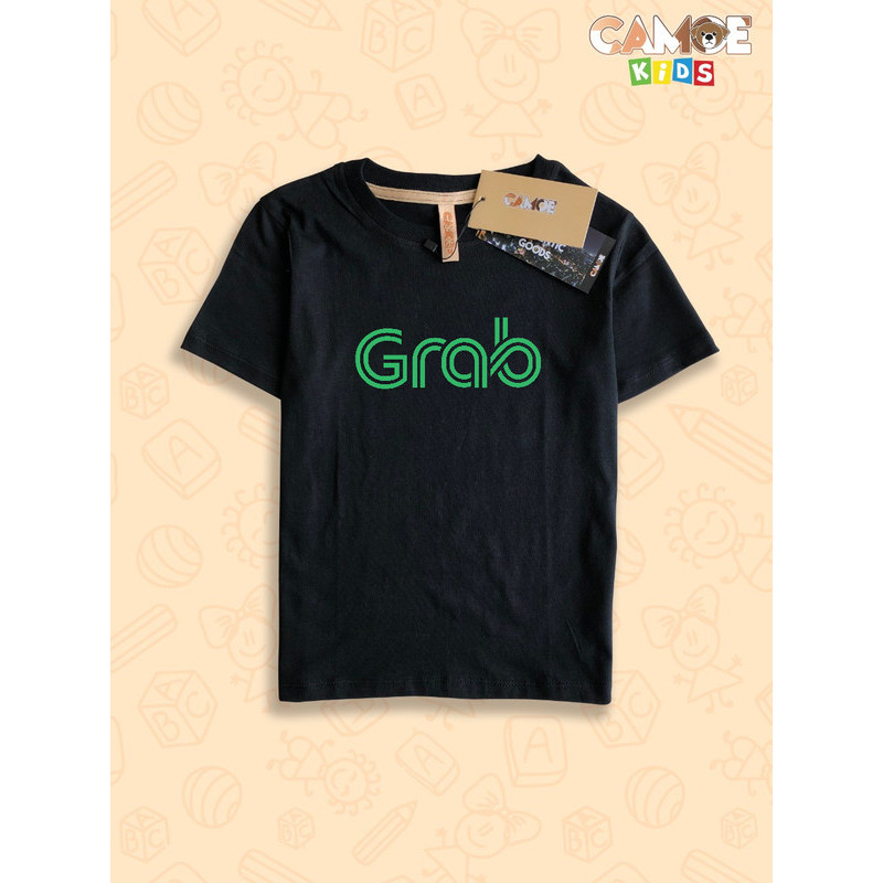 Kaos Anak KIDS Grab logo