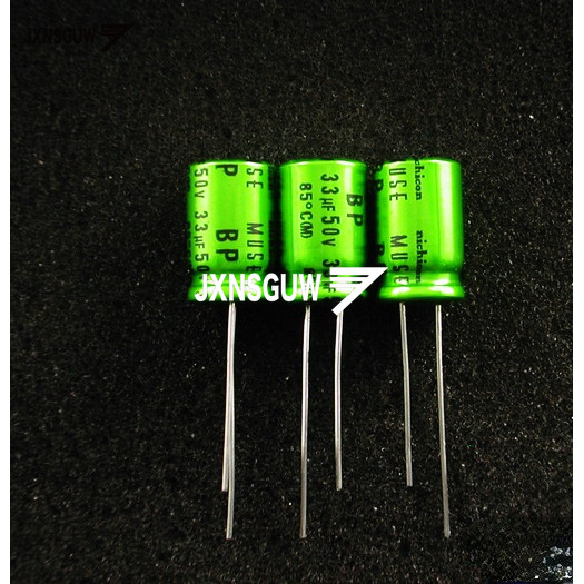 10PCS/lot Original Japan NICHICON MUSE BP 50V33UF 10X16MM Electrolytic Capacitor ES 33uF 50V