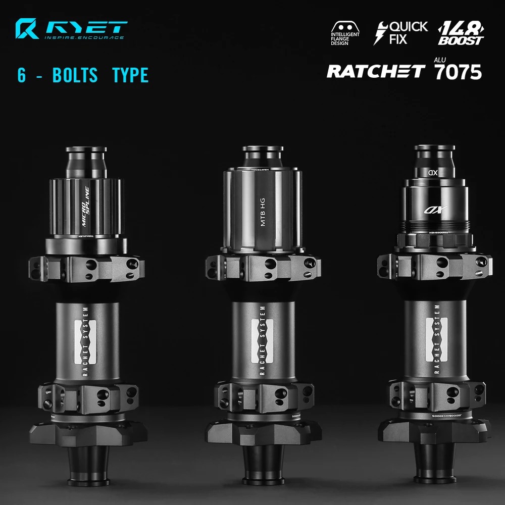 RYET MTB Bike Hub 28 Hole Bushing 36T Ratchet Straightpull BOOST 148 12s Freebub Maza Bicycle
